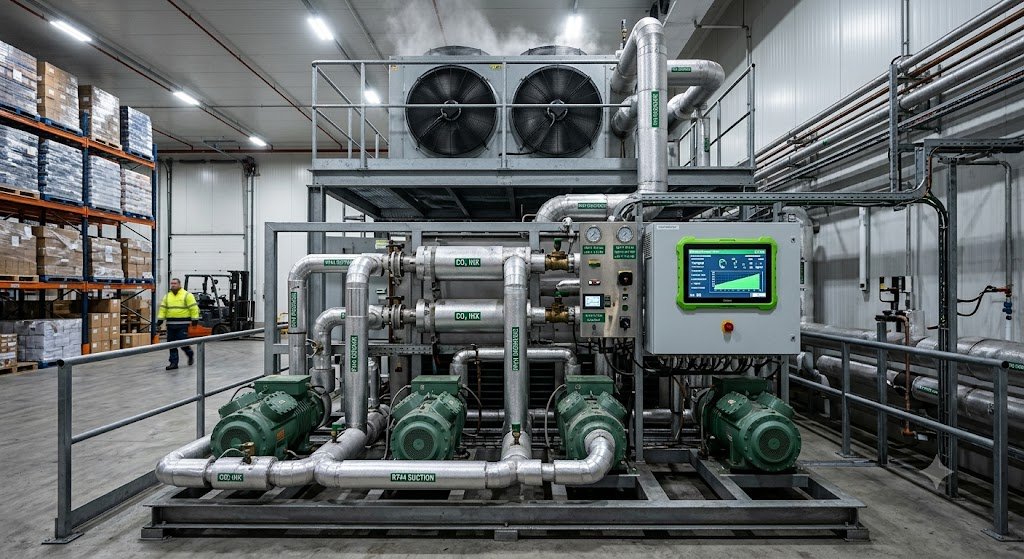 CO₂ 냉동기의 에너지 효율 관리
